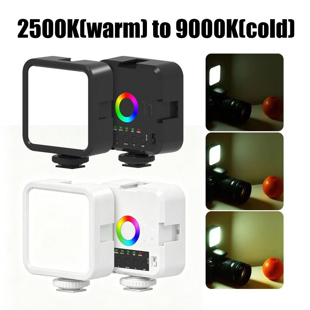 Photography Videos Free - Oplaadbare LED-videolamp, draagbare minilamp, waterdicht, dimbaar,
