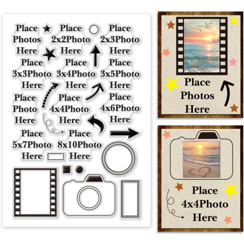 Photographic Memory - Plaats hier foto Duidelijke stempel Pijl