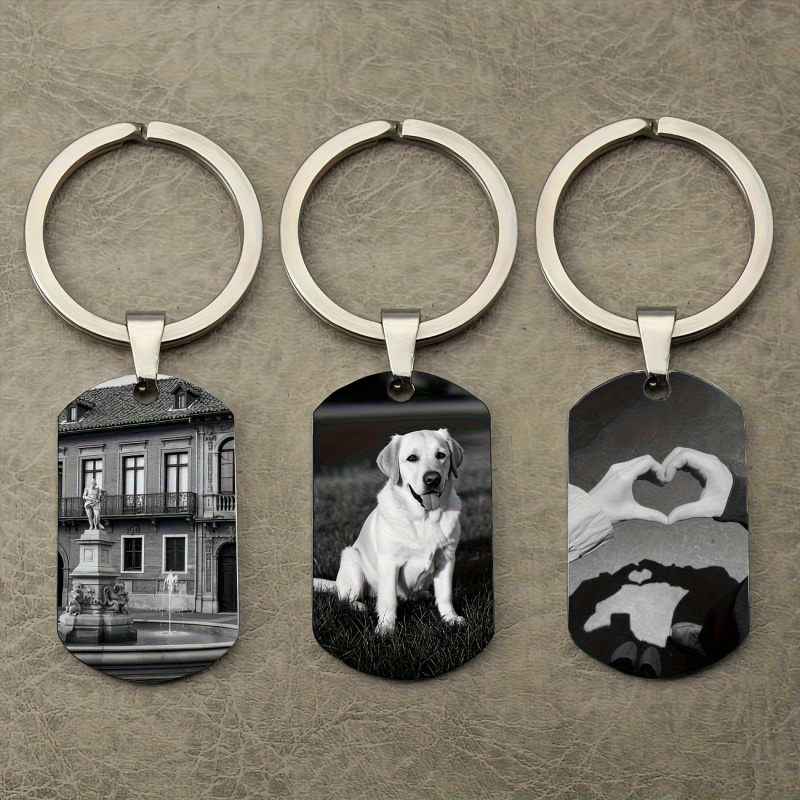 Photographic Memory - Aangepaste foto sleutelhanger gepersonaliseerde foto sleutelhanger