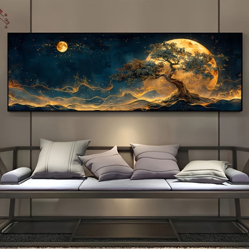 Photography Geometry - Gigantische levensboom canvas print moderne abstracte