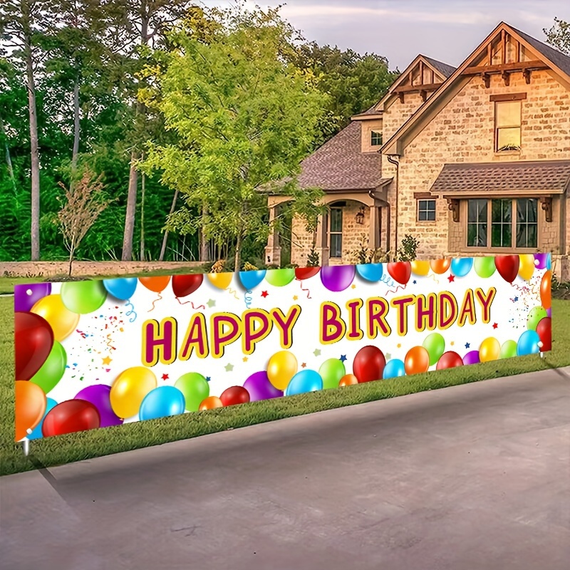 Photography Prompt - Verjaardagsbanner Happy Birthday-bord Ballonbanner Feestartikelen Decoratie