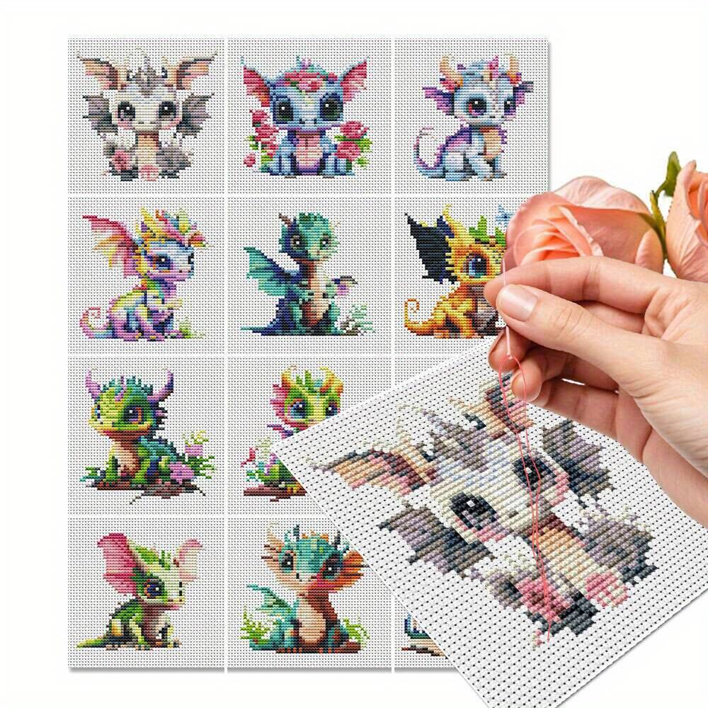 12 stuks Dragon Cross Stitch 1 - Photography Geometry recensie en prijs