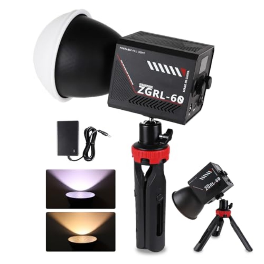 60W COB LED-videolamp Handheld - Photography Videos Free recensie en prijs