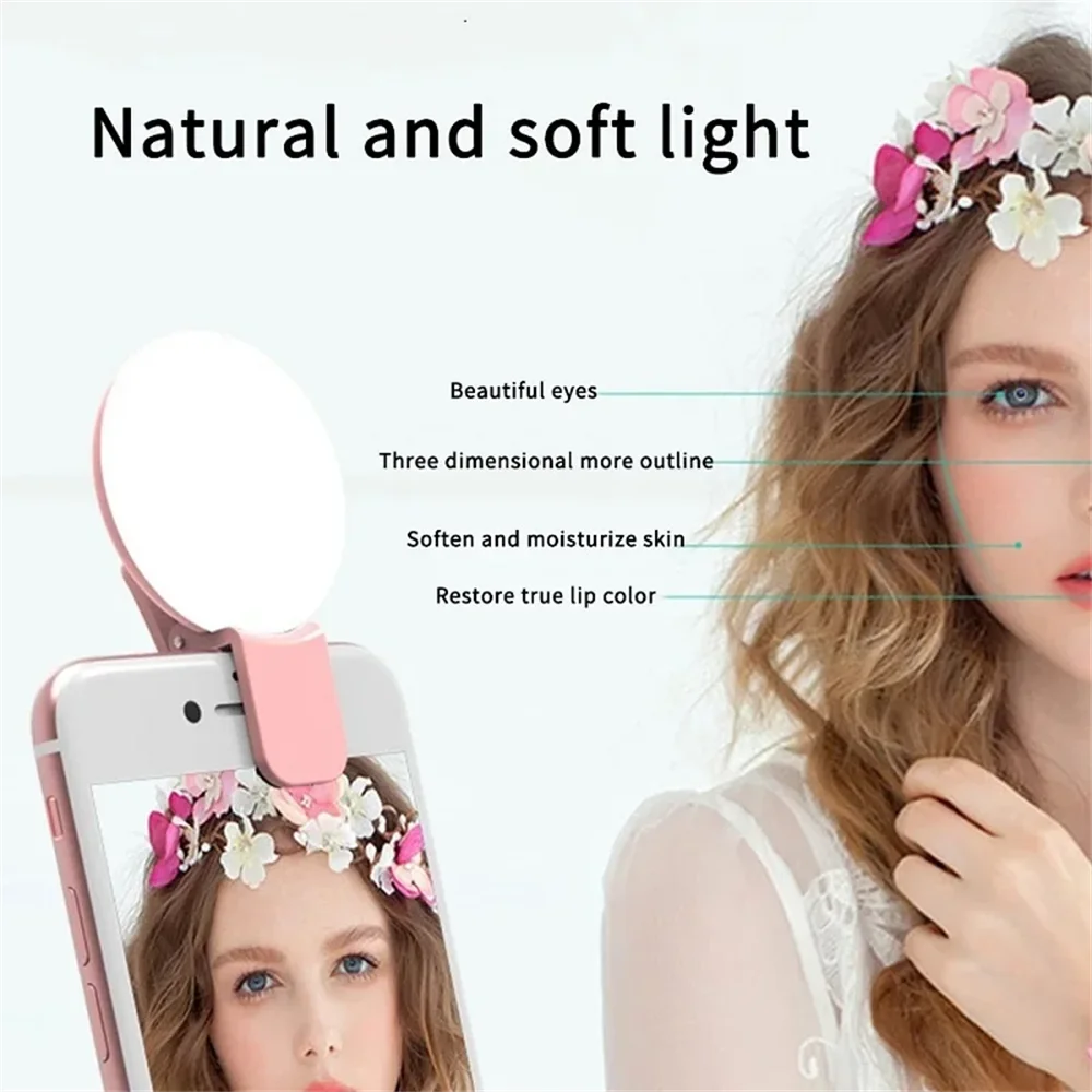Draagbare Mini Selfie Ringlamp - Photography Videos Free recensie en prijs