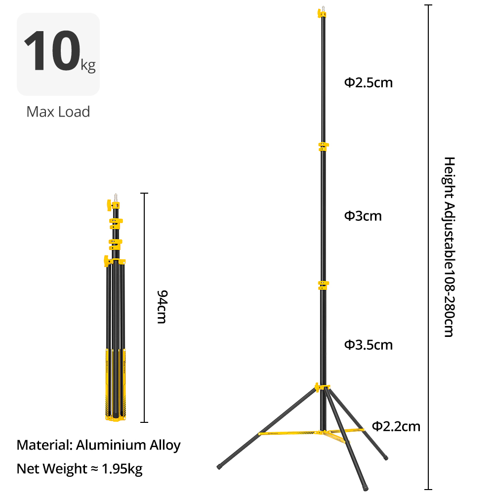 Ambitieuze GM280Y 280cm Profes - Photography Basics recensie en prijs