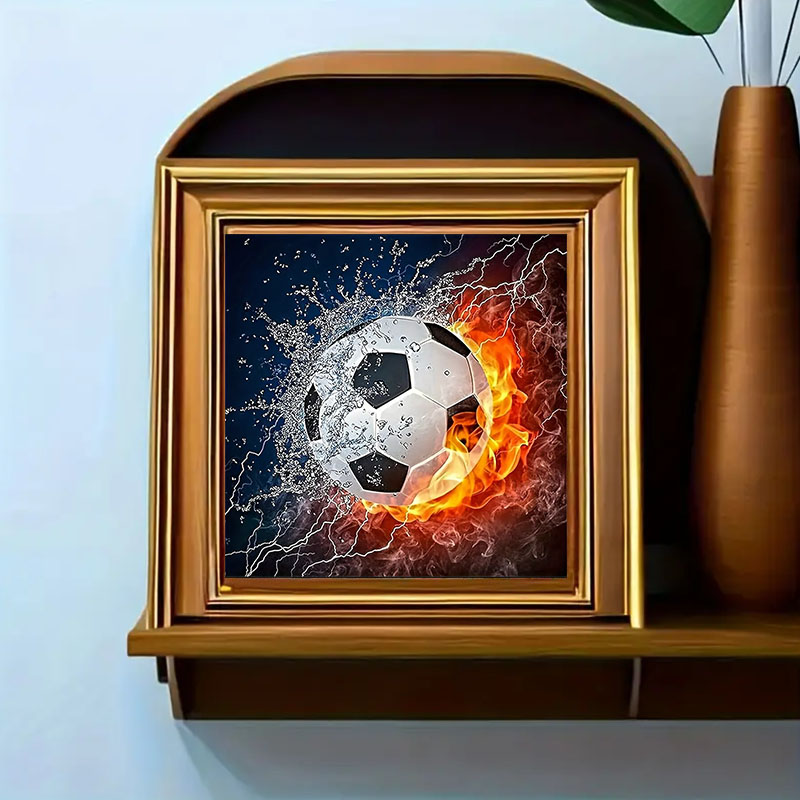 Een set voetbal-diamantschilde - Photography Geometry recensie en prijs