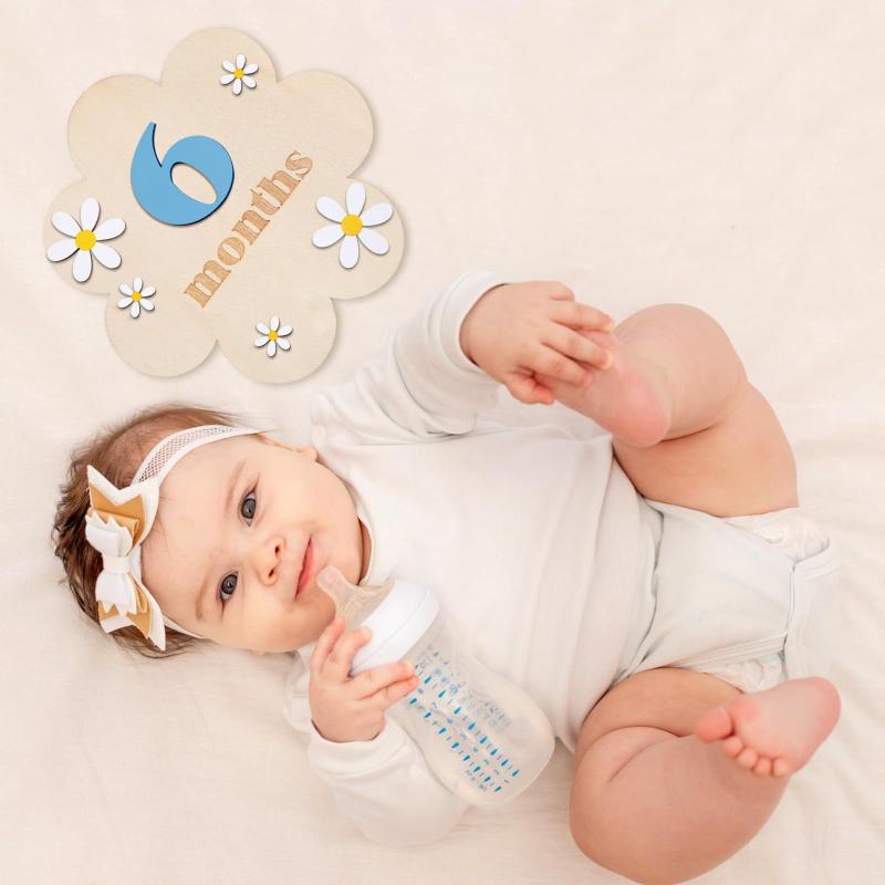 Houten baby maandelijkse mijlp - Photography Cheat Sheet recensie en prijs