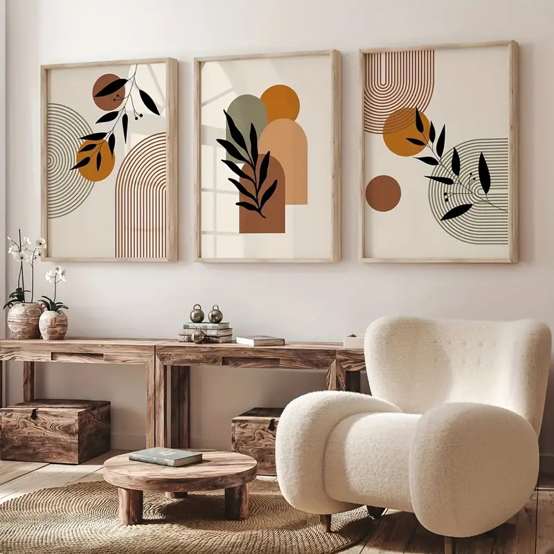 3 stuks planten-geometrische a - Photography Geometry recensie en prijs