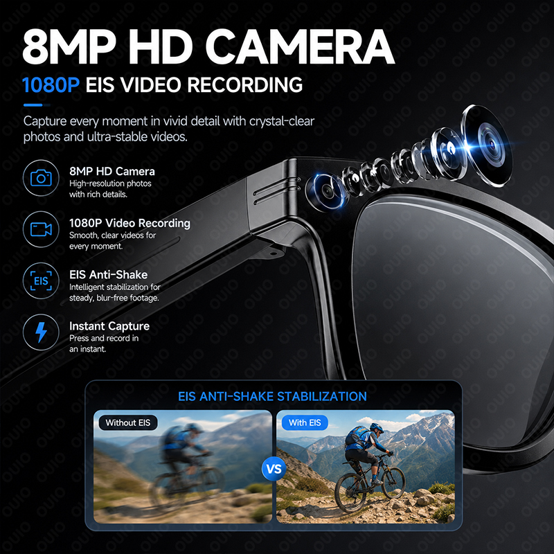 AI Smart Bril 8MP Camera 32MP  - Photography Japanese recensie en prijs