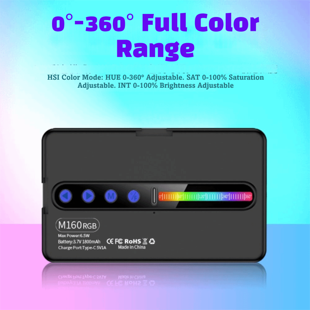 Dimbare RGB LED Videolamp met  - Photography Videos Free recensie en prijs